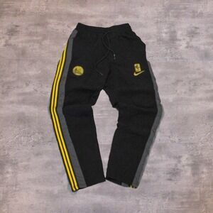 Vintage VTG Y2K 2000's 00's Nike Golden State Warriors Black Track Pant's